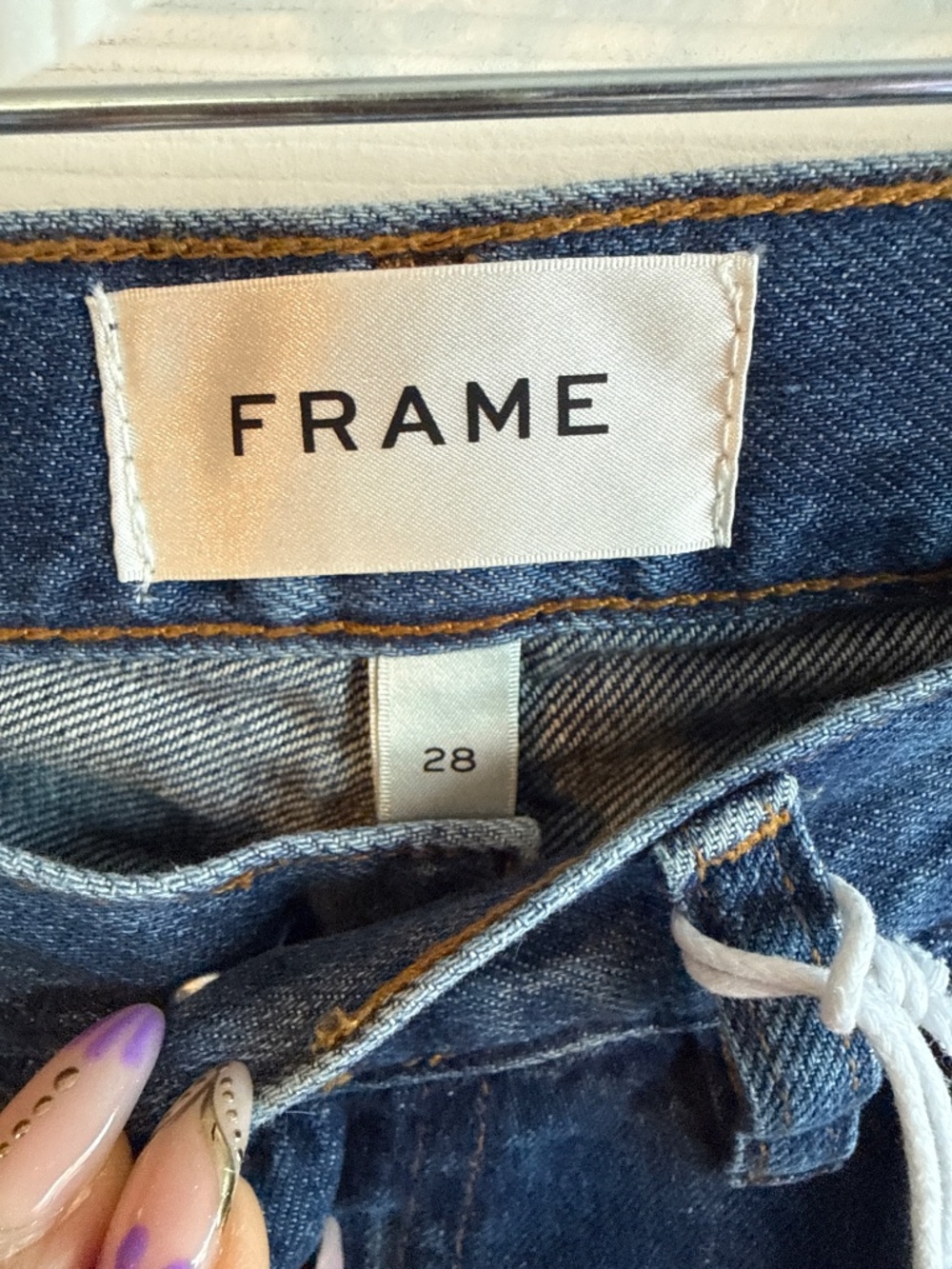 NWT Frame Le Baggy Palazzo Wide Leg Jeans Size 28 $288 MSRP - Picture 5 of 8